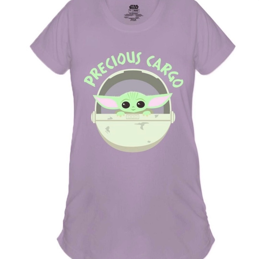 Star Wars Grogu Precious Cargo maternity tshirt
